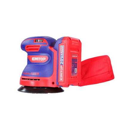 Lijadora roto-orbital 5", 20V, velocidad variable