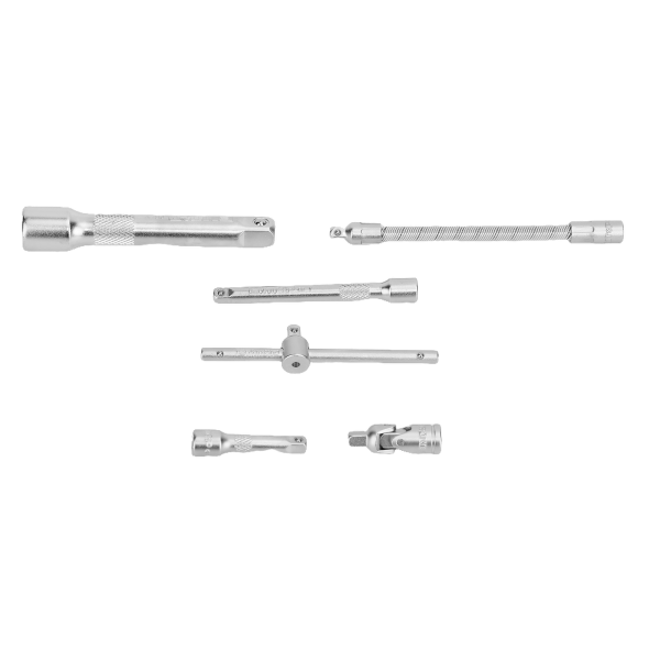 Juego de herramientas para mecánico, 51 piezas de 1/4" y 1/2"