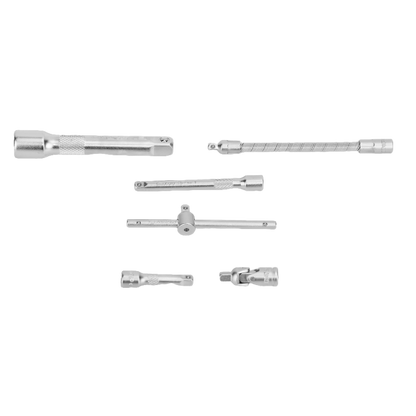 Juego de herramientas para mecánico, 51 piezas de 1/4" y 1/2"