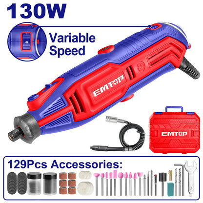 Moto tool 130W, Collets de 1/8" y 3/32"