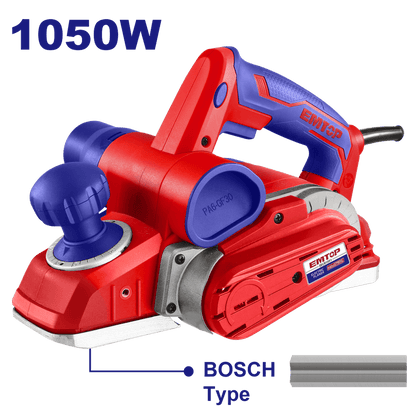 Cepillo para madera eléctrico EMTOP 1050 W 16,000 rpm - EMTOP MEXICO