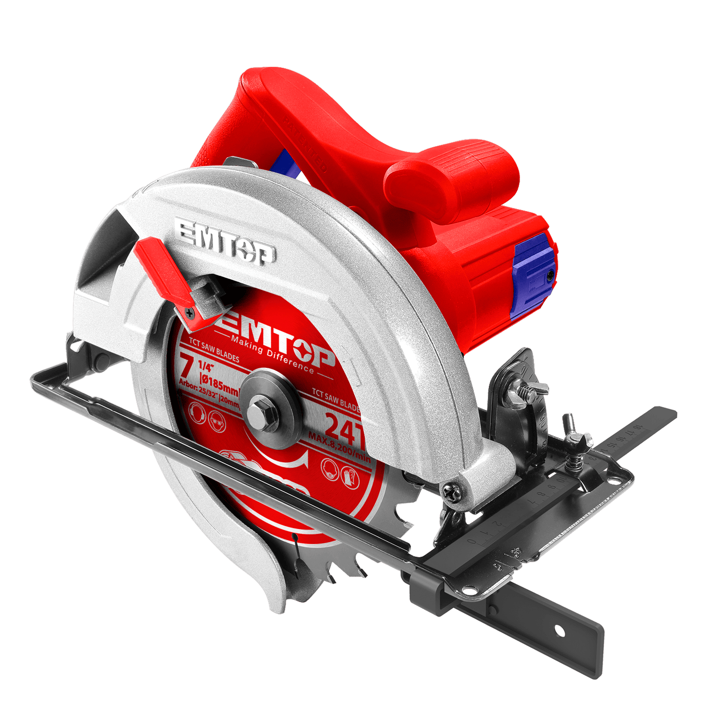 Sierra Circular de 7-1/4" EMTOP motor de 1400W - EMTOP MEXICO